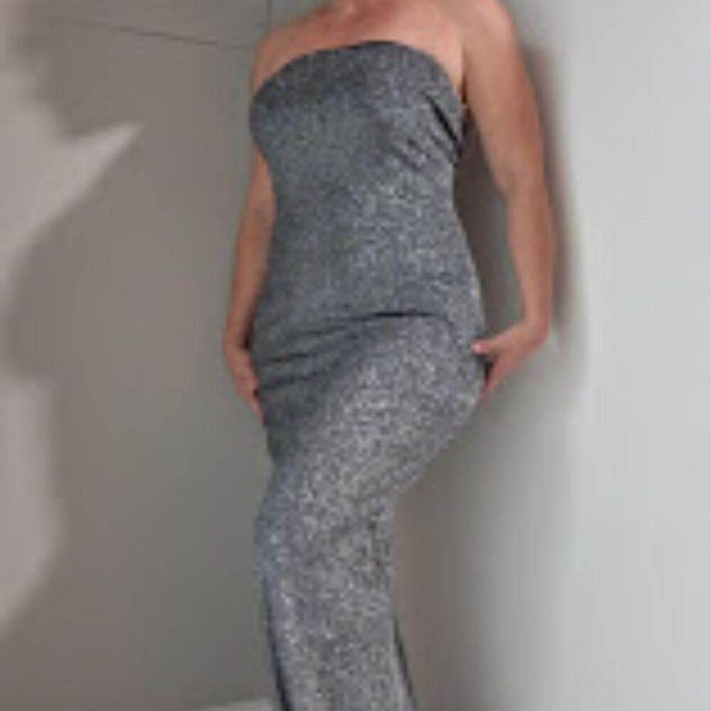 Sparkly Strapless Maxi Dress Size XL